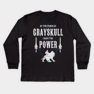 By The Power Of Grayskull Kids Long Sleeve T-Shirt